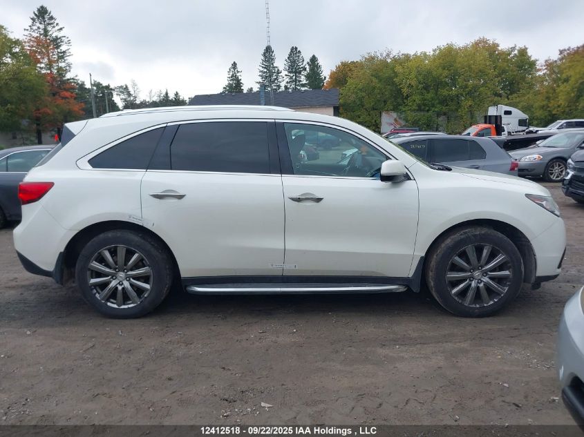 2015 Acura Mdx Navigation Package VIN: 5FRYD4H4XFB502724 Lot: 12412518X