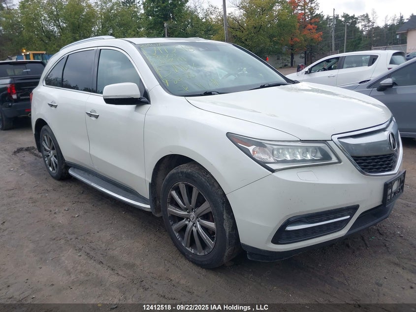 5FRYD4H4XFB502724 2015 Acura Mdx Navigation Package auction photo 1