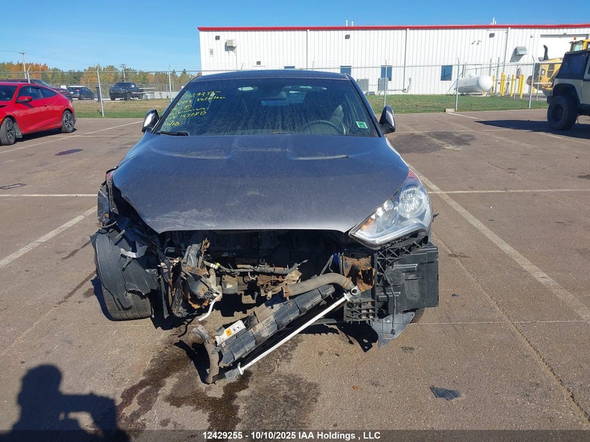 2013 Hyundai Veloster Tech VIN: KMHTC6AD6DU143280 Lot: 12429255