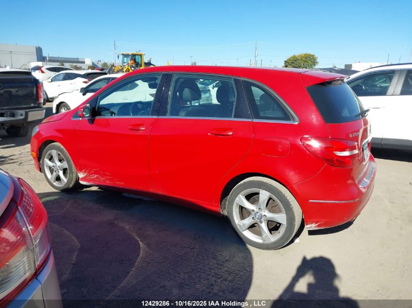 2014 Mercedes-Benz B250 VIN: WDDMH4EBXEJ192692 Lot: 12429286