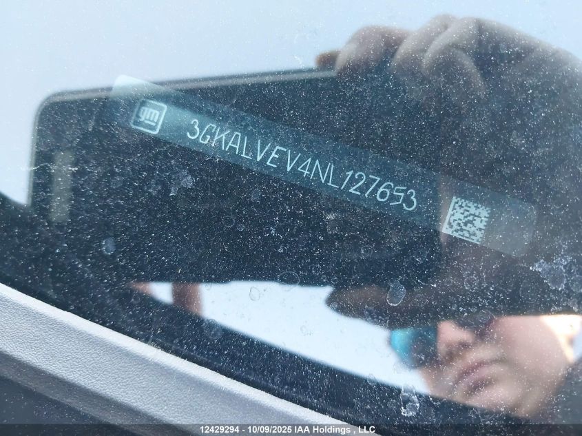 2022 GMC Terrain Slt VIN: 3GKALVEV4NL127653 Lot: 12429294