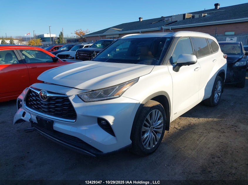 2025 Toyota Highlander, Right Side, IAAI, VIN 5TDEBRCH8SS652676 — photo 2