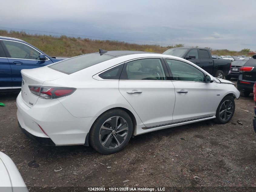 2019 Hyundai Sonata Hybrid Ultimate VIN: KMHE34L31KA091864 Lot: 12429353
