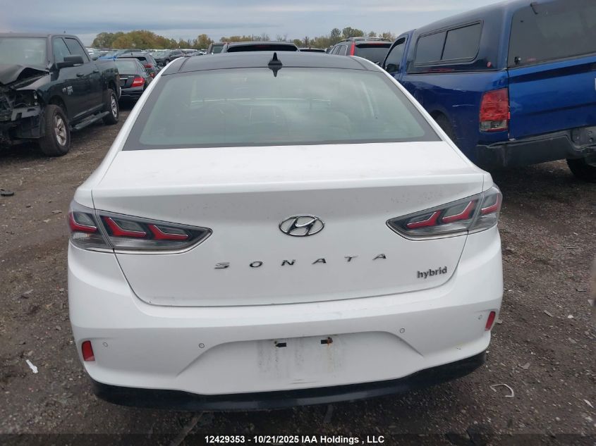 2019 Hyundai Sonata Hybrid Ultimate VIN: KMHE34L31KA091864 Lot: 12429353