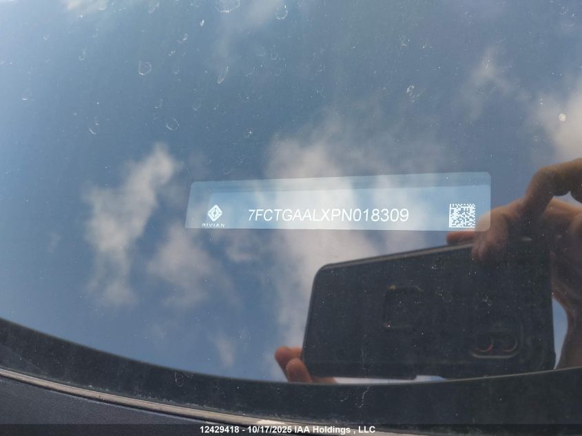 2023 Rivian R1T Launch Edition VIN: 7FCTGAALXPN018309 Lot: 12429418