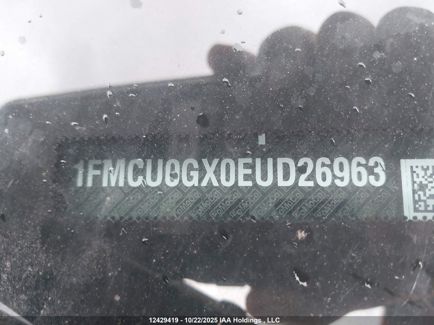 1FMCU0GX0EUD26963 2014 FORD ESCAPE photo no. 19