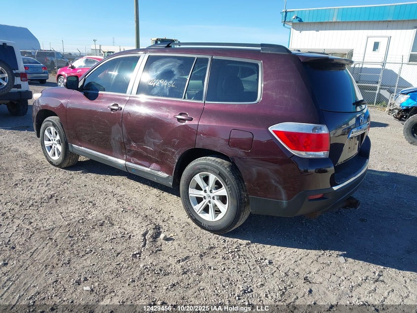 2011 Toyota Highlander Se VIN: 5TDBK3EH6BS055832 Lot: 12429456