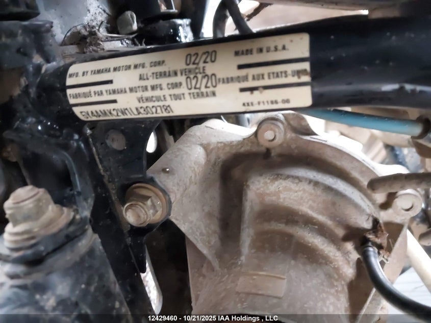 5Y4AMK2W1LA302781 2020 YAMAHA YFM photo no. 13