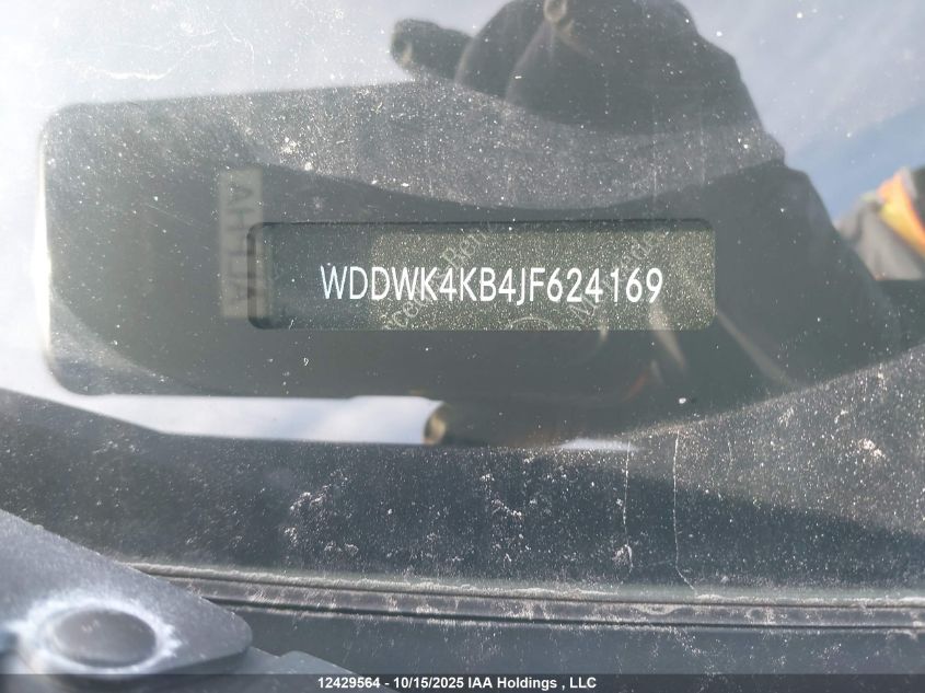 2018 Mercedes-Benz C 300 4Matic VIN: WDDWK4KB4JF624169 Lot: 12429564