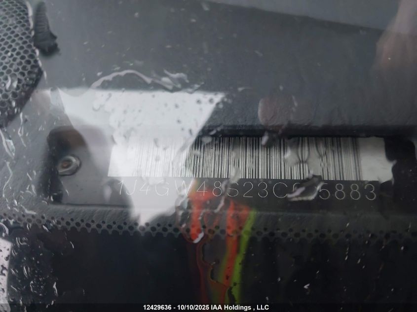 2003 Jeep Grand Cherokee Laredo VIN: 1J4GW4HS23C615883 Lot: 12429636