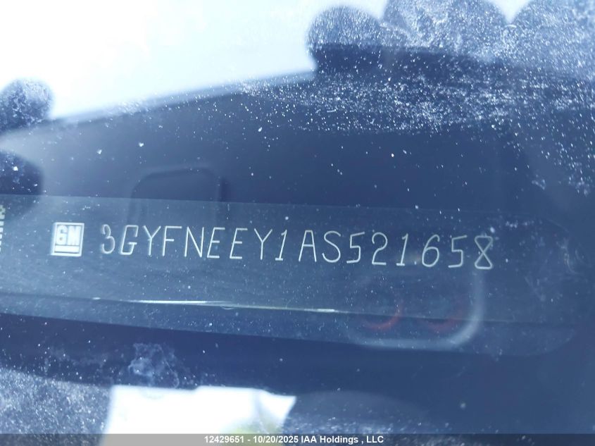 2010 Cadillac Srx Performance Collection VIN: 3GYFNEEY1AS521658 Lot: 12429651