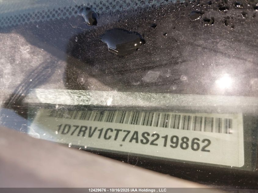 2010 Dodge Ram 1500 Laramie VIN: 1D7RV1CT7AS219862 Lot: 12429676