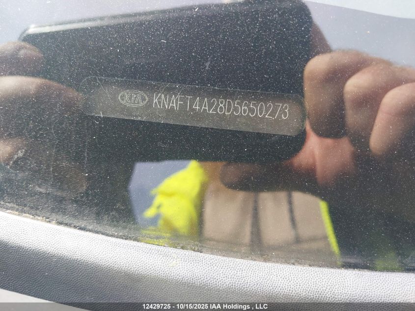 2013 Kia Forte VIN: KNAFT4A28D5650273 Lot: 12429725