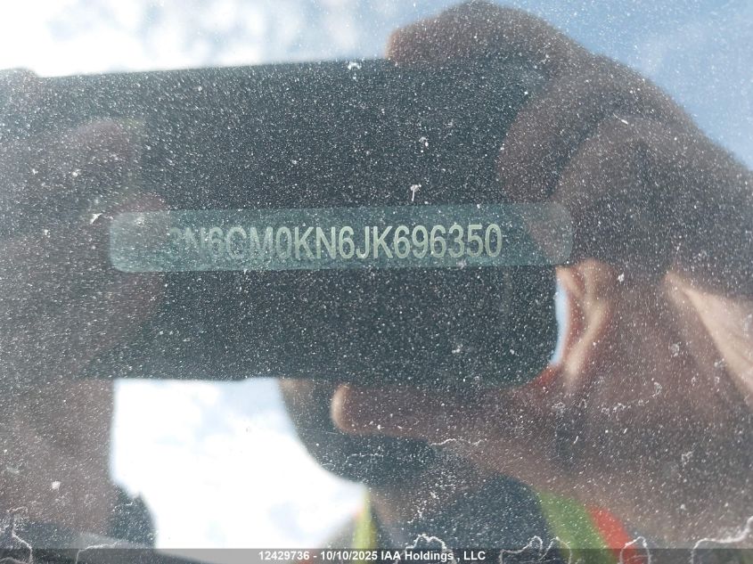 2018 Nissan Nv200 2.5S/2.5Sv VIN: 3N6CM0KN6JK696350 Lot: 12429736