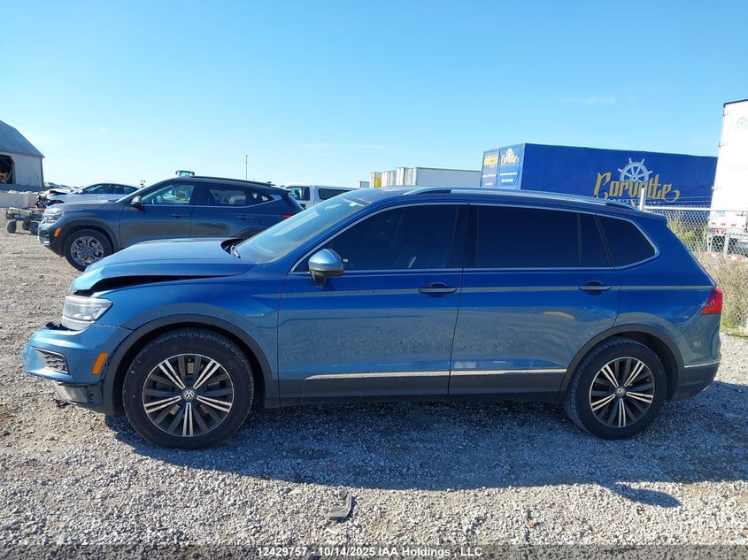 2018 Volkswagen Tiguan Sel Premium VIN: 3VV4B7AX1JM192092 Lot: 12429757