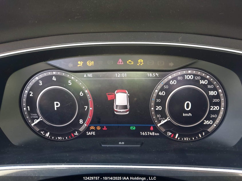 2018 Volkswagen Tiguan Sel Premium VIN: 3VV4B7AX1JM192092 Lot: 12429757