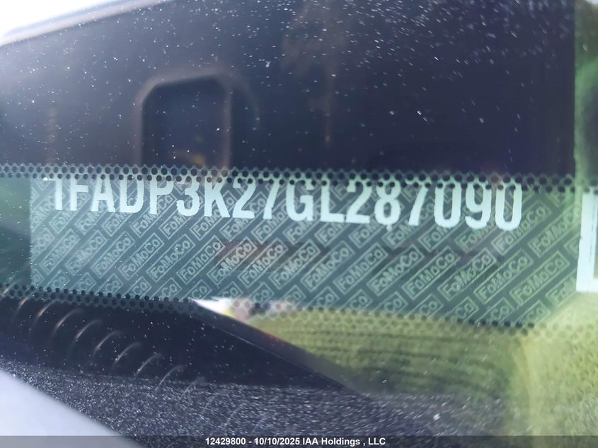 1FADP3K27GL287090 2016 FORD FOCUS photo no. 9