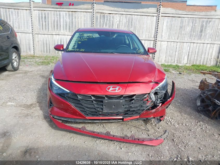 2022 Hyundai Elantra Sel VIN: KMHLM4AGXNU295625 Lot: 12429838