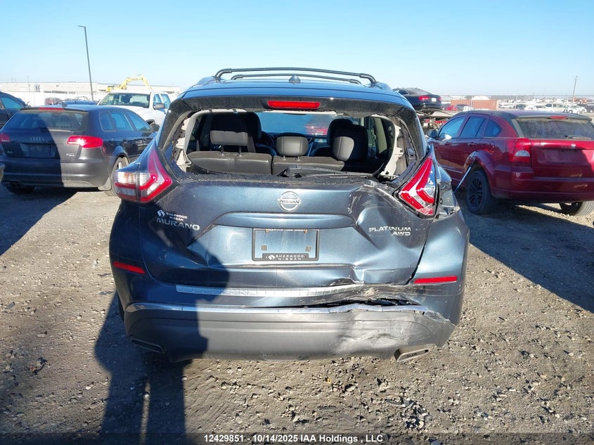 2015 Nissan Murano S/Sl/Sv/Platinum VIN: 5N1AZ2MH4FN286593 Lot: 12429851