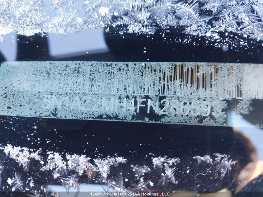 2015 Nissan Murano S/Sl/Sv/Platinum VIN: 5N1AZ2MH4FN286593 Lot: 12429851