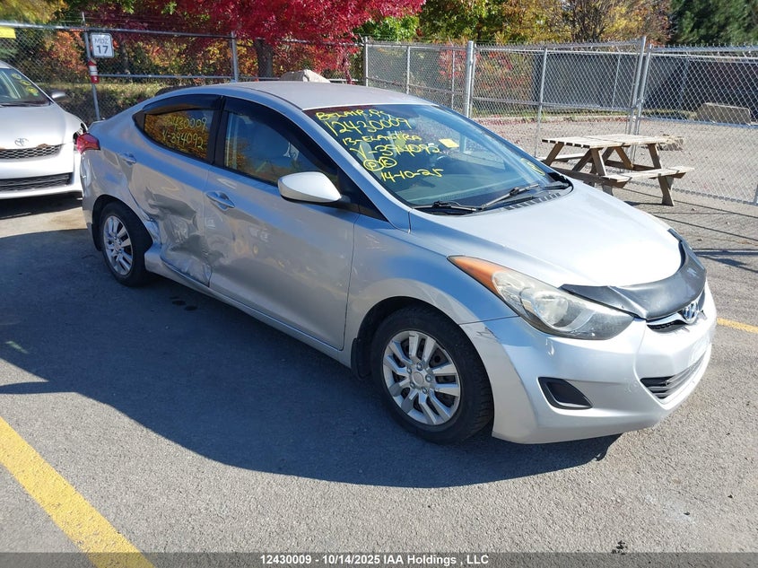 5NPDH4AE8DH394092 2013 Hyundai Elantra auction photo 1