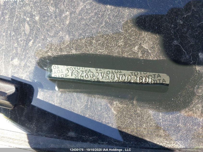 2009 Toyota Rav4 V6 Sport VIN: 2T3ZK32V59W002606 Lot: 12430175