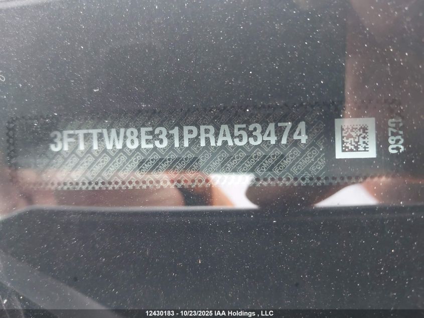 2023 Ford Maverick Xl/Xlt/Lariat VIN: 3FTTW8E31PRA53474 Lot: 12430183