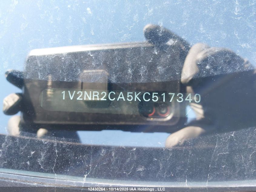 2019 Volkswagen Atlas Sel Premium VIN: 1V2NR2CA5KC517340 Lot: 12430264