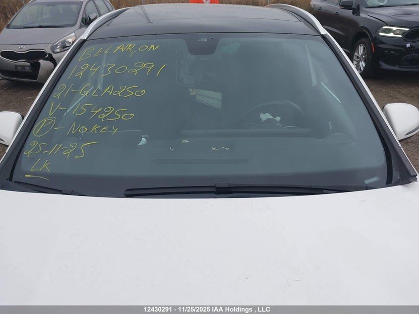 2021 Mercedes-Benz Gla 250 4Matic VIN: W1N4N4HB0MJ154250 Lot: 12430291