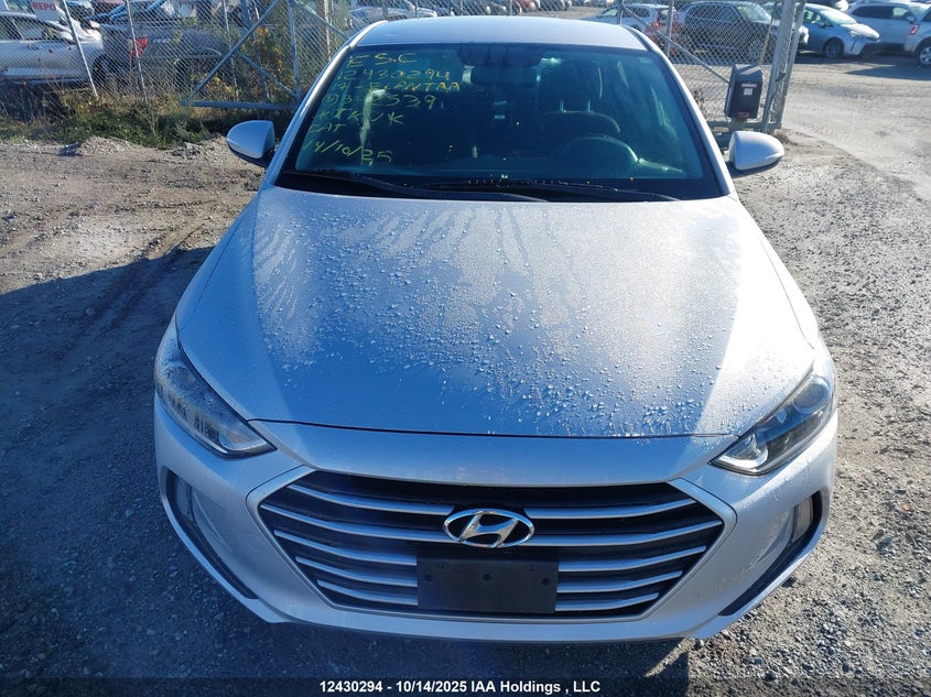 KMHD84LFXHU342539 2017 HYUNDAI ELANTRA photo no. 10
