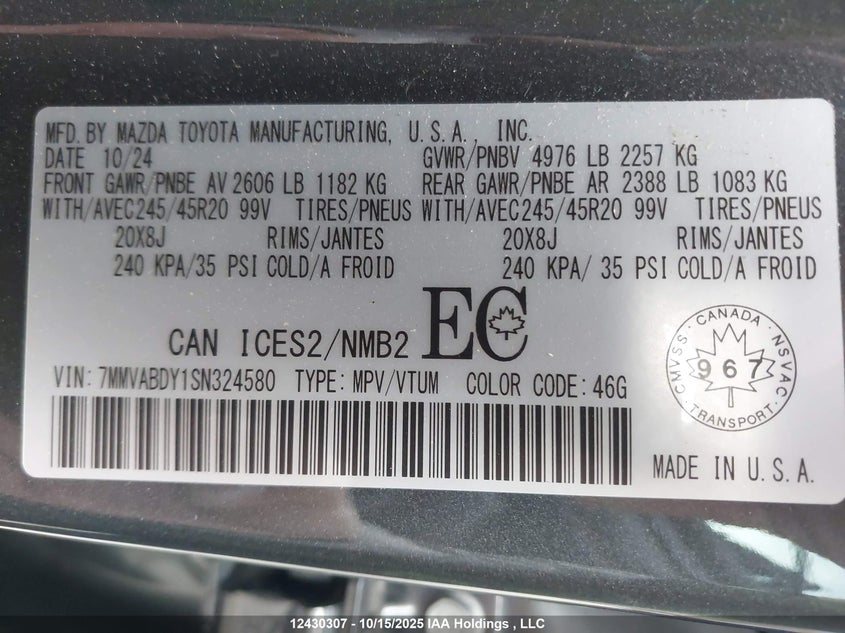 7MMVABDY1SN324580 2025 MAZDA CX-50 photo no. 18