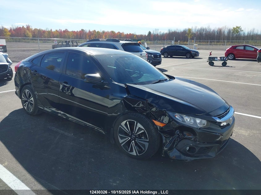 2HGFC1F45JH100949 2018 Honda Civic Ex-T auction photo 1