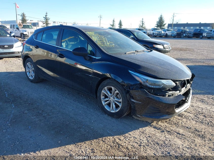 3G1BE6SM6KS619641 2019 Chevrolet Cruze Lt auction photo 1