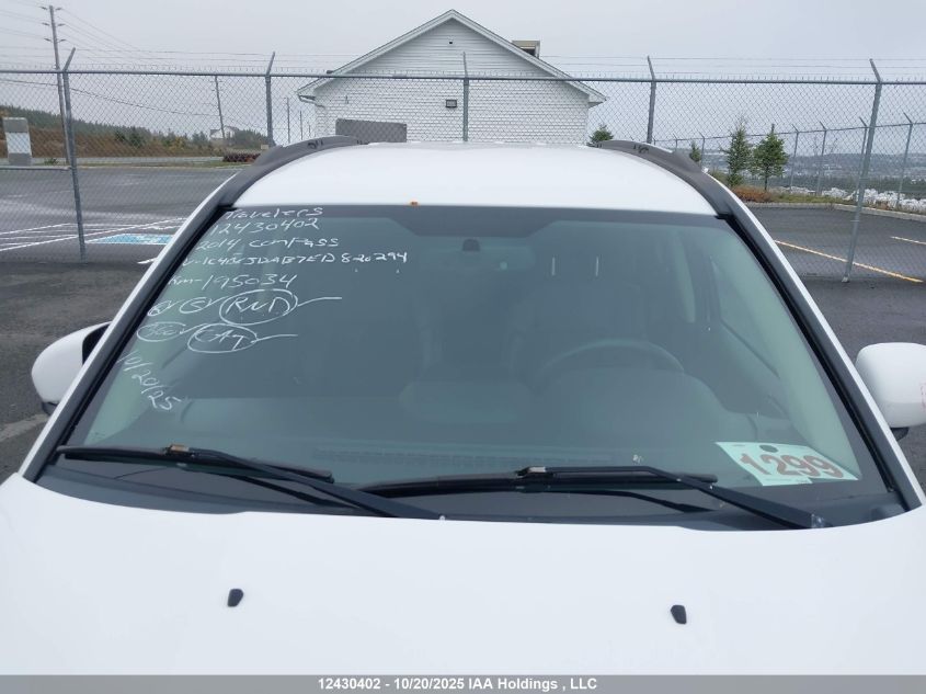 2014 Jeep Compass Sport VIN: 1C4NJDAB7ED820294 Lot: 12430402