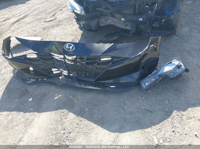 2022 Hyundai Elantra Preferred Ivt With Sun And Tech Package VIN: KMHLM4AG6NU278577 Lot: 12430405