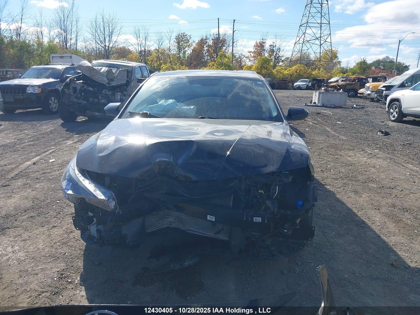 2022 Hyundai Elantra Preferred Ivt With Sun And Tech Package VIN: KMHLM4AG6NU278577 Lot: 12430405