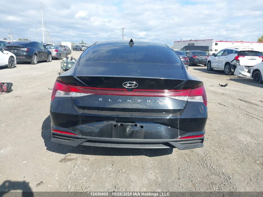 2022 Hyundai Elantra Preferred Ivt With Sun And Tech Package VIN: KMHLM4AG6NU278577 Lot: 12430405