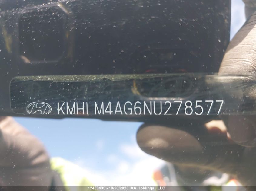 2022 Hyundai Elantra Preferred Ivt With Sun And Tech Package VIN: KMHLM4AG6NU278577 Lot: 12430405