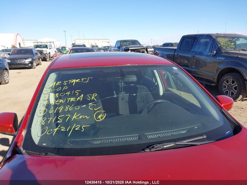 2014 Nissan Sentra 1.8 S/1.8 Sl/1.8 Sr/1.8 Sv/Sv VIN: 3N1AB7AP9EL619860 Lot: 12430415