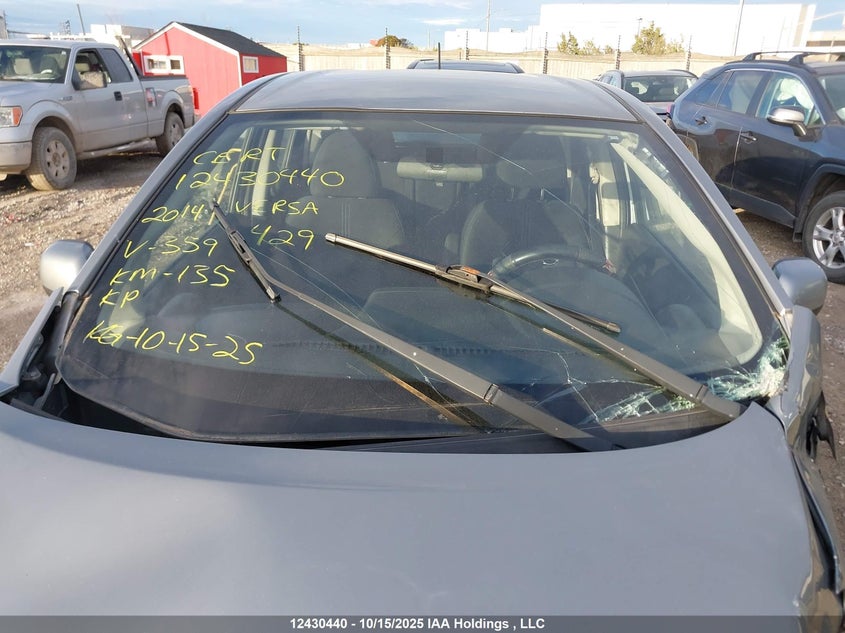 2014 Nissan Versa Note S/S Plus/Sv/Sl VIN: 3N1CE2CP2EL359429 Lot: 12430440