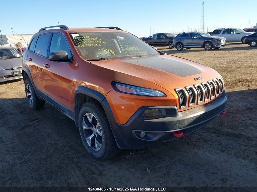 1C4PJMBS8FW500883 2015 Jeep Cherokee Trailhawk auction photo 1