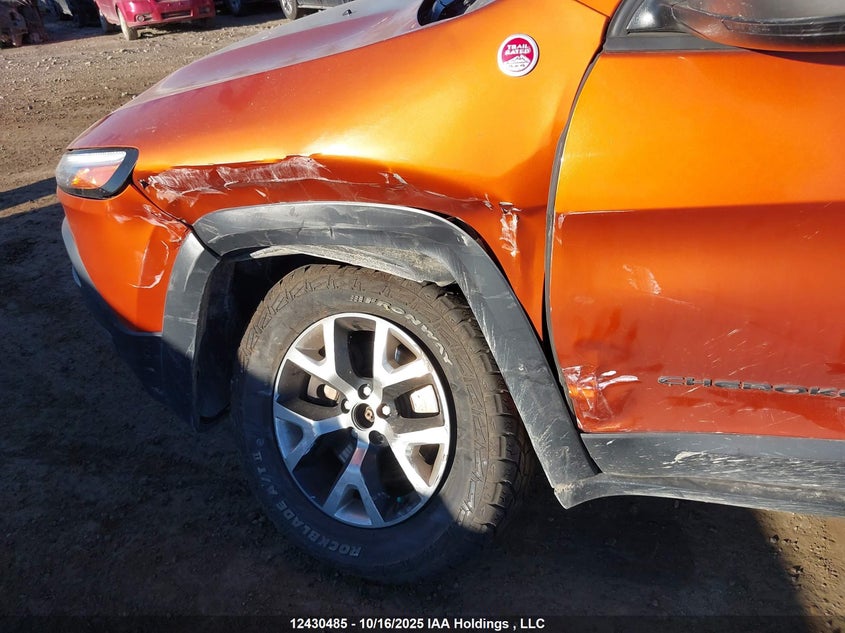 2015 Jeep Cherokee Trailhawk VIN: 1C4PJMBS8FW500883 Lot: 12430485