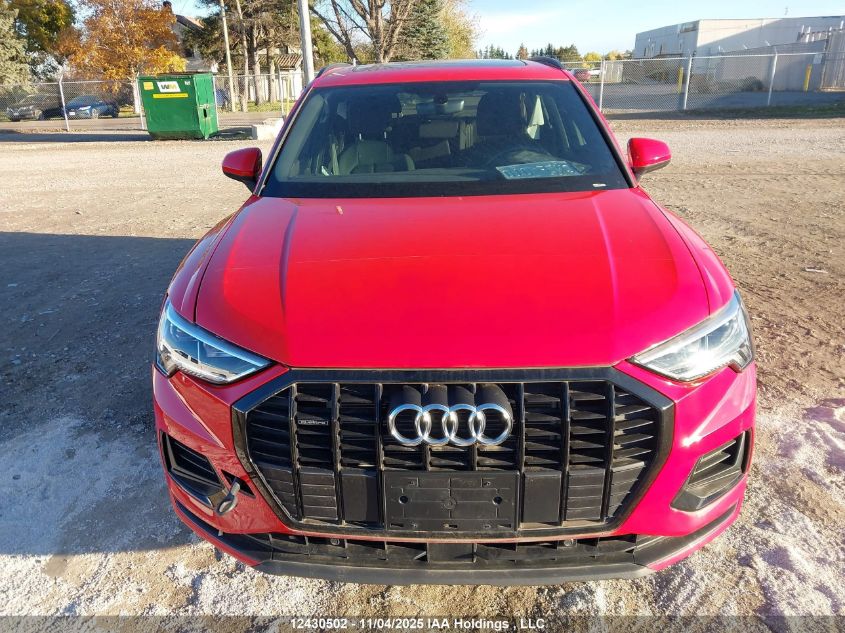 2022 Audi Q3 45 Komfort/45 Progressiv VIN: WA1AECF34N1143828 Lot: 12430502