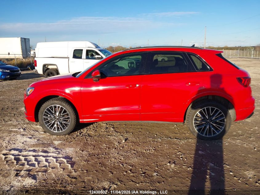 2022 Audi Q3 45 Komfort/45 Progressiv VIN: WA1AECF34N1143828 Lot: 12430502