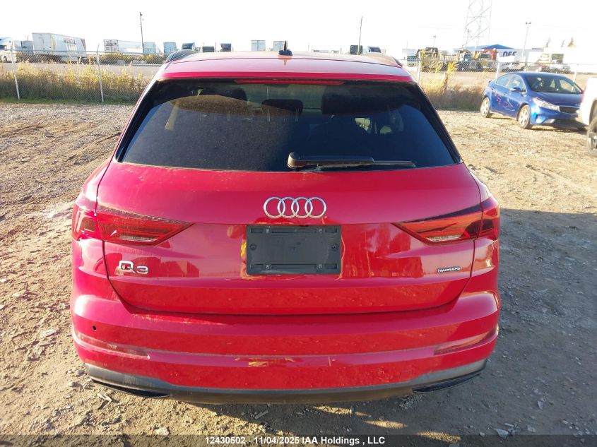 2022 Audi Q3 45 Komfort/45 Progressiv VIN: WA1AECF34N1143828 Lot: 12430502