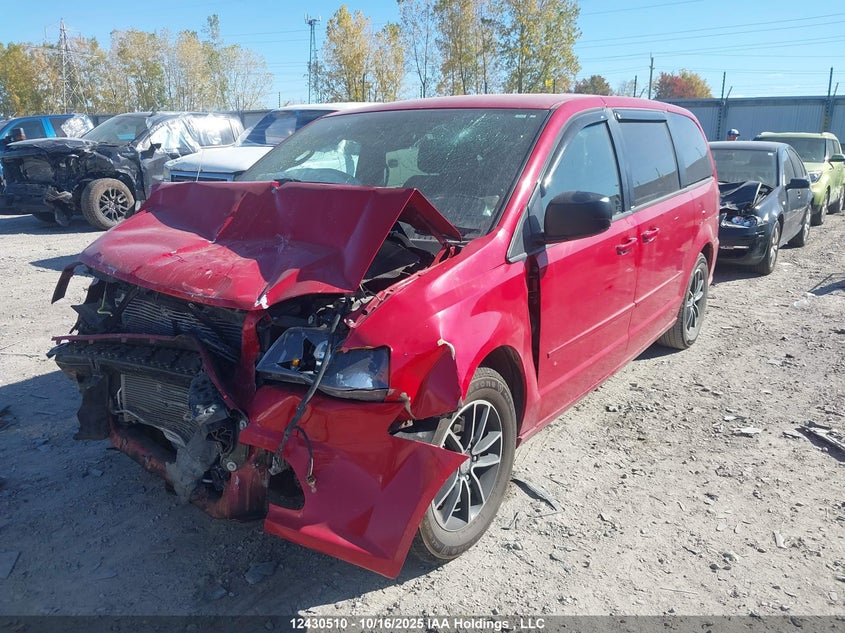 2C4RDGBG7ER127677 2014 DODGE CARAVAN photo no. 2