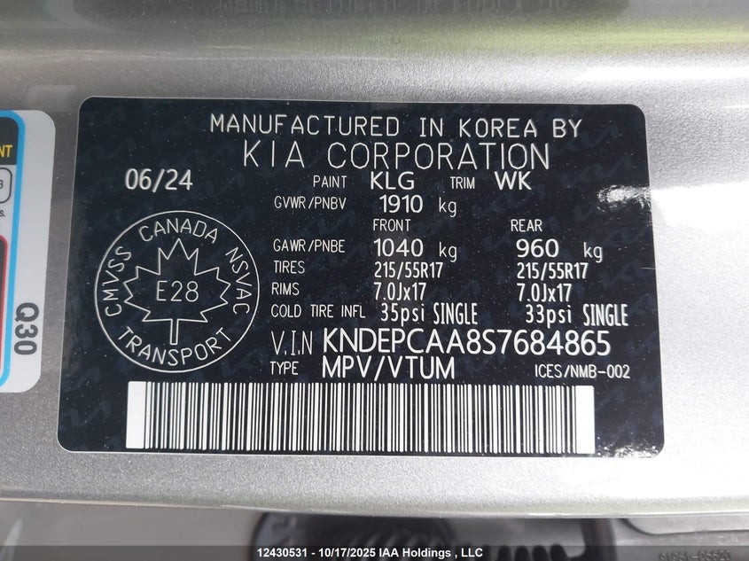 KNDEPCAA8S7684865 2025 KIA SELTOS photo no. 9