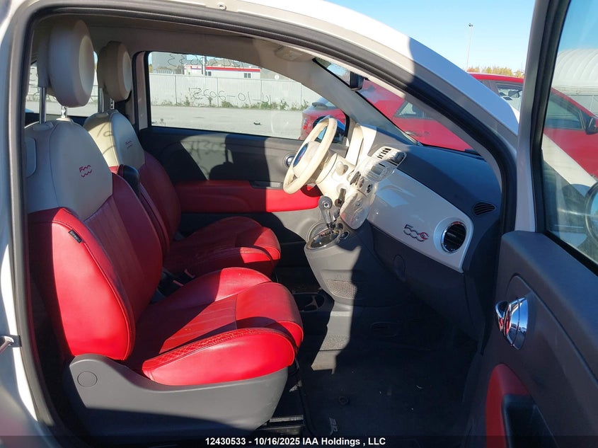 2013 Fiat 500 Lounge VIN: 3C3CFFER4DT703457 Lot: 12430533
