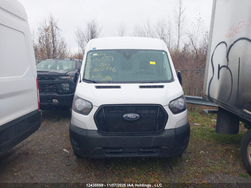 2023 Ford Transit T-250 VIN: 1FTBR1C84PKB02776 Lot: 12430559