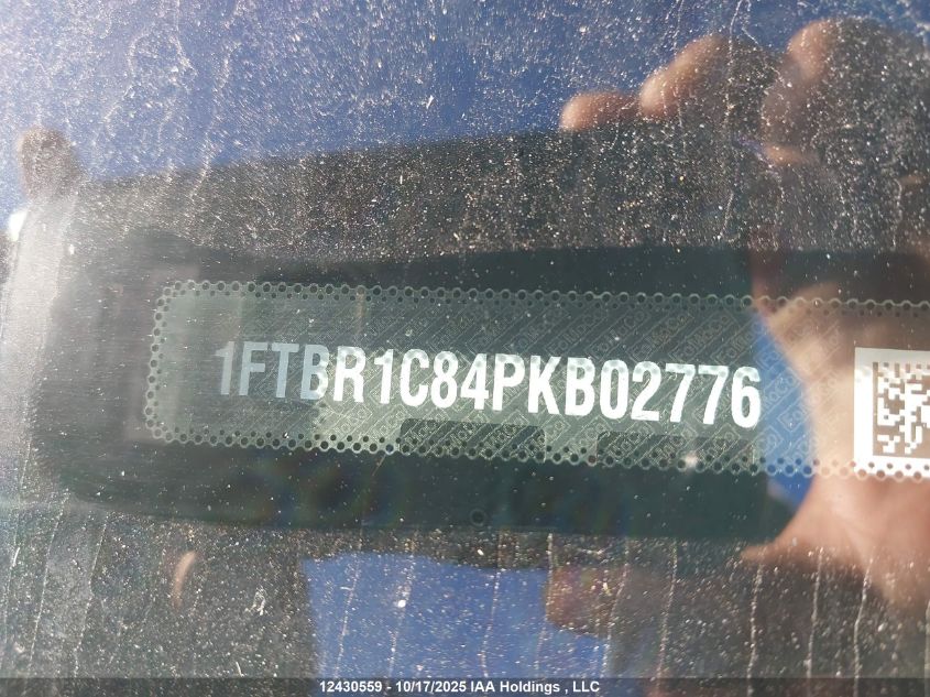 2023 Ford Transit T-250 VIN: 1FTBR1C84PKB02776 Lot: 12430559
